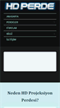 Mobile Screenshot of hdprojeksiyonperdesi.com